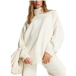 Topshop Oversize Turtleneck Sweater Size M